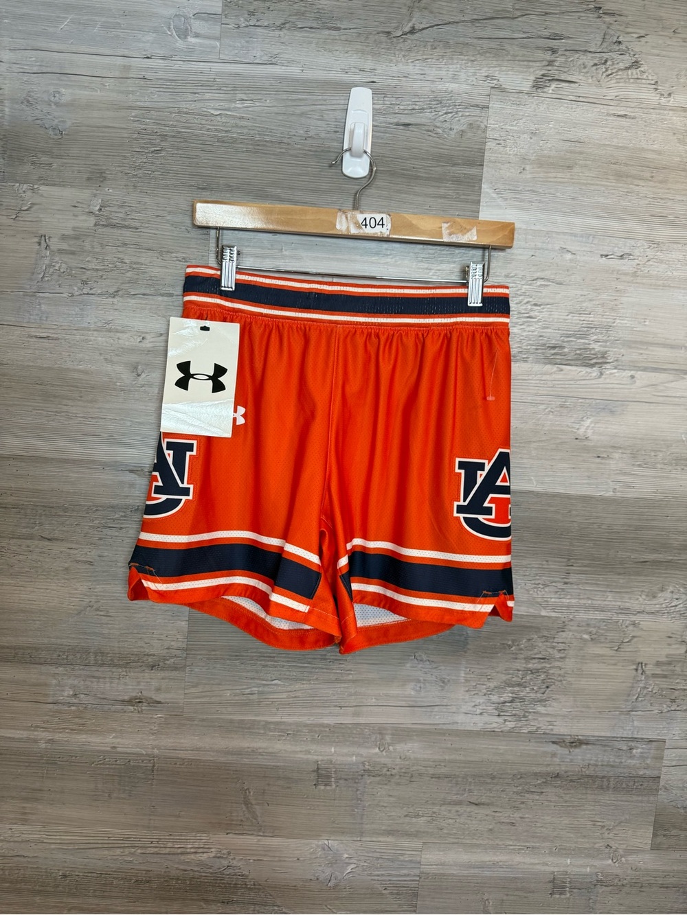 NWT Under Armour Auburn Tigers Team Issue Womens Small Mesh Basketball Shorts